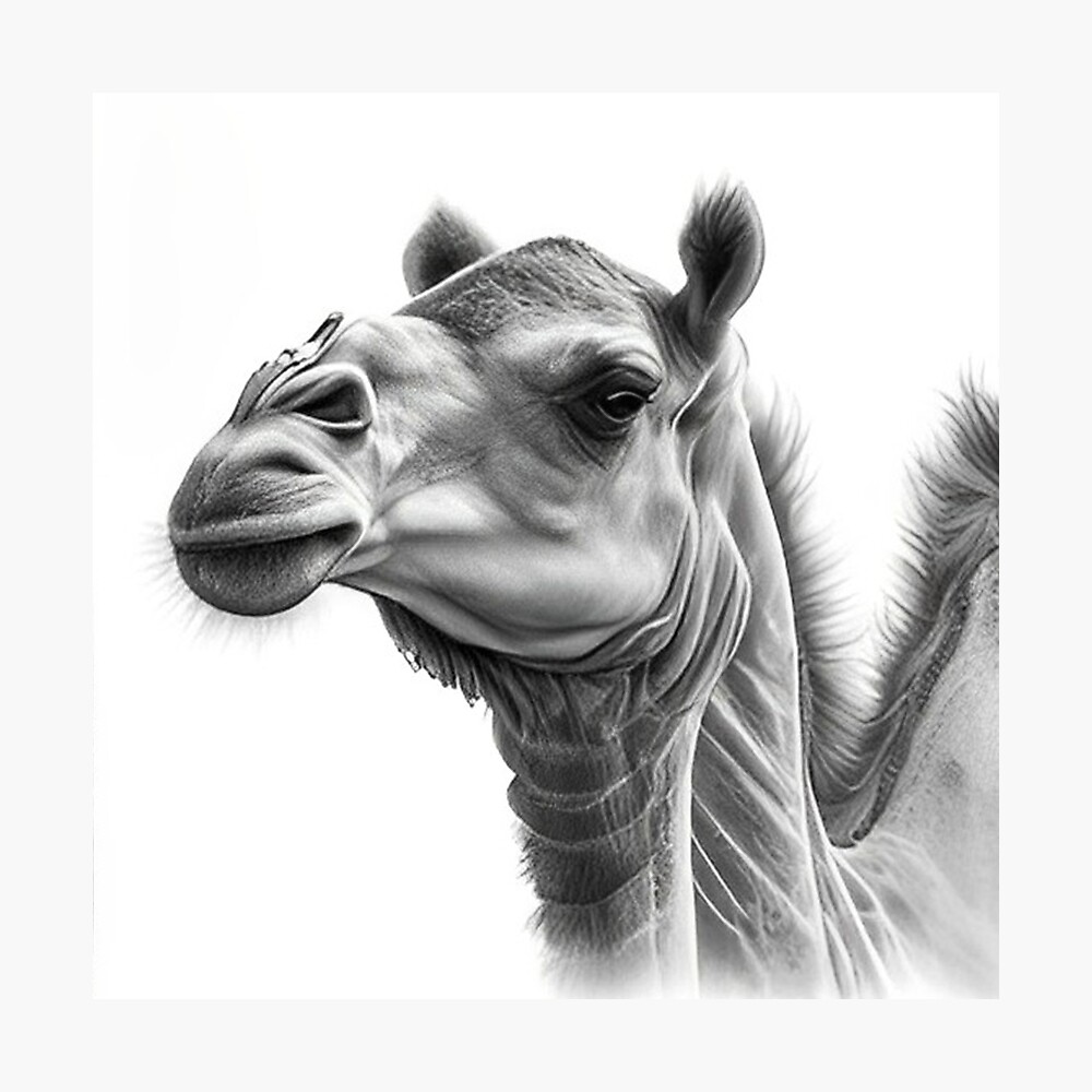 Camels Sketch By Hand Pencil Drawing Stock Vector (Royalty Free) 540452497  | Shutterstock