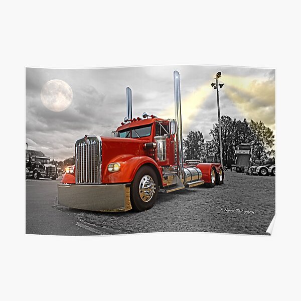 Old Orange Kenworth Poster For Sale By Rharrisphotos Redbubble 4096