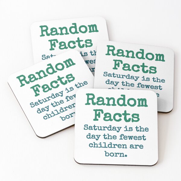 Item preview, Saturday Is The Day The Fewest Children - Trivia Fact designed and sold by CrankyOldDude.