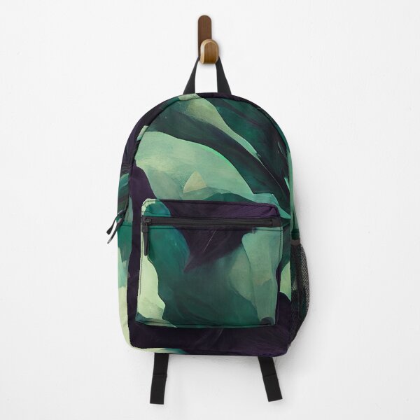 Item preview, Green and purple floral design tropical design romantic design vintage look abstract aesthetic pattern floral pattern designed and sold by LunarSeaArt.