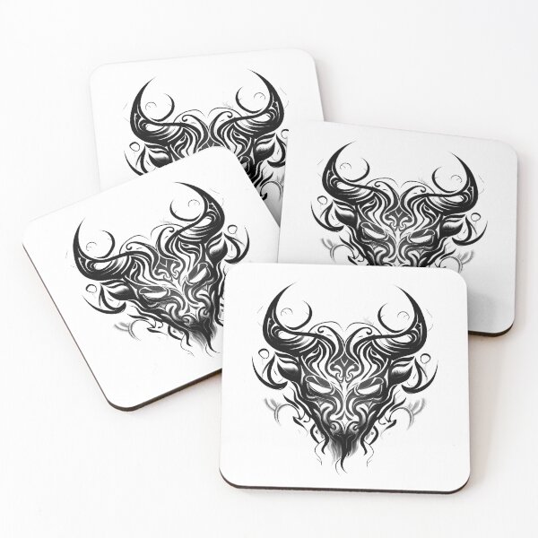Item preview, Dark Tribal Bull designed and sold by ShadowAndSlate.