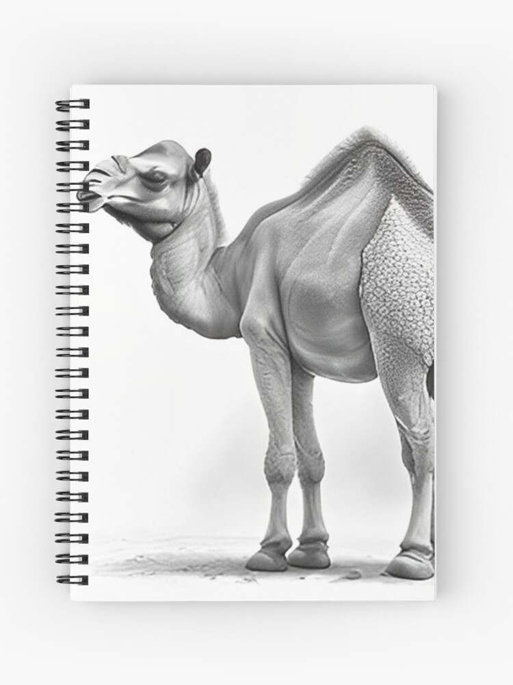 Black and white Camel drawing Journal for Sale by Pencil Art Redbubble