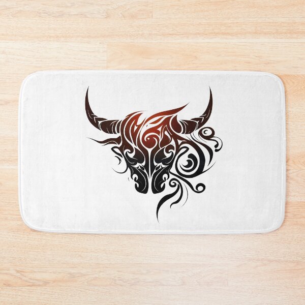 Item preview, Black and Red Tribal Bull designed and sold by ShadowAndSlate.