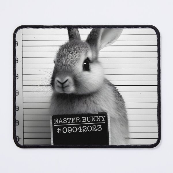 Item preview, Rabbit Mugshot - Funny Easter Bunny Design designed and sold by togetherShirts.