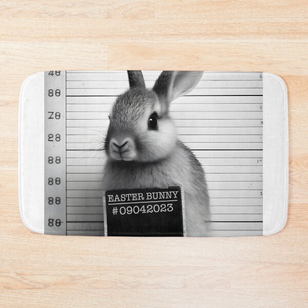 Item preview, Rabbit Mugshot - Funny Easter Bunny Design designed and sold by togetherShirts.