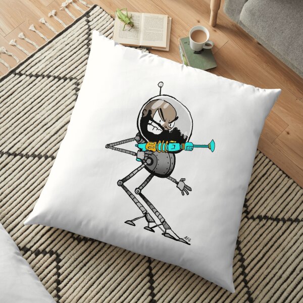 Space Aaron Robot Floor Pillow