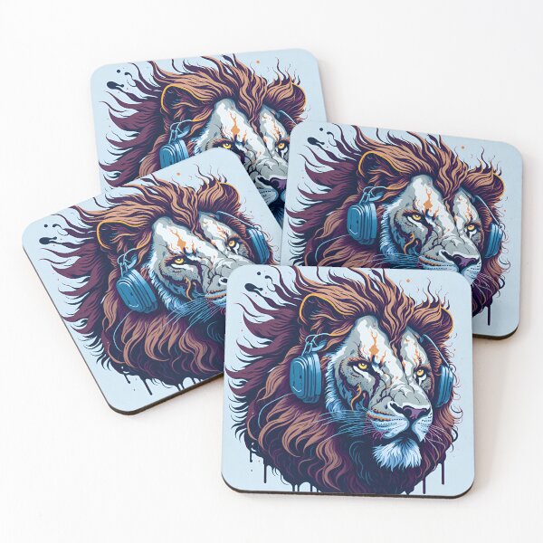 Item preview, Splash multicolored art a lion head. designed and sold by IuriiVlasenko.