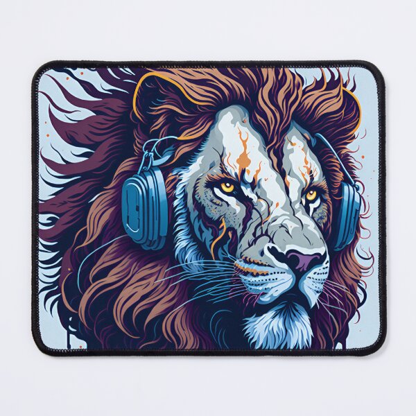 Artikelvorschau, Splash multicolored art a lion head. entworfen und verkauft von IuriiVlasenko.