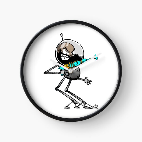 Space Aaron Robot Clock