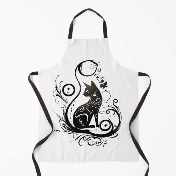 Item preview, Tribal Tattoo Style Cat designed and sold by ShadowAndSlate.