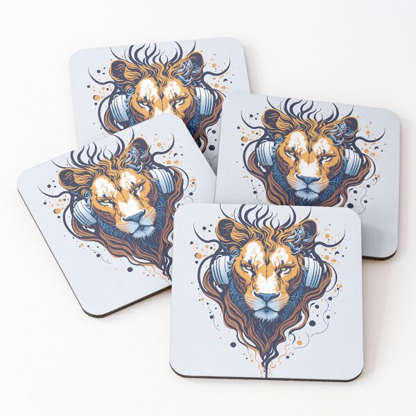 Item preview, Splash multicolored art a lion head. designed and sold by IuriiVlasenko.
