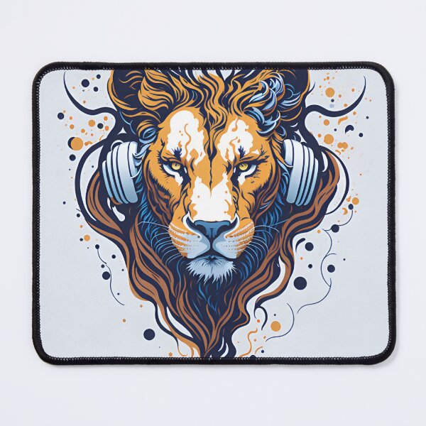 Artikelvorschau, Splash multicolored art a lion head. entworfen und verkauft von IuriiVlasenko.