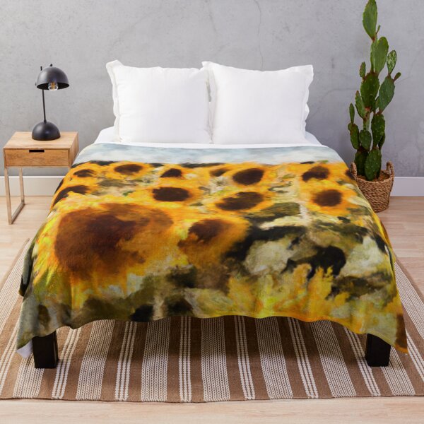 Item preview, The Yellow Sunflower Field - Watercolor designed and sold by The Iconic Minimalist.