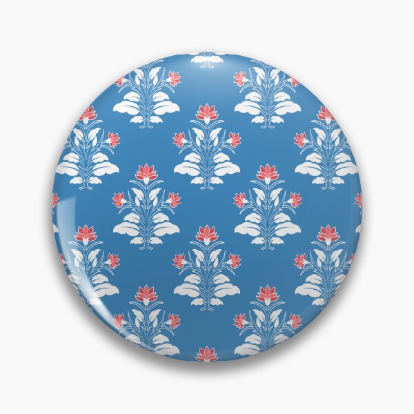 Item preview, Floral Motifs- Blue designed and sold by ItiSharmaArt.