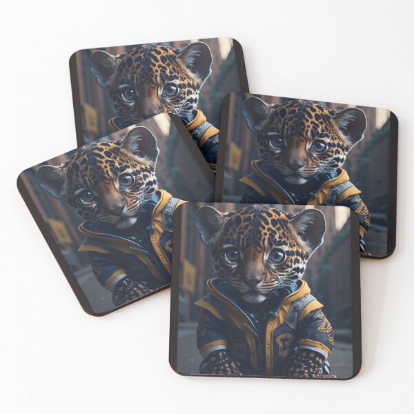 Item preview, futuristic baby jaguar designed and sold by Grimspencilart.