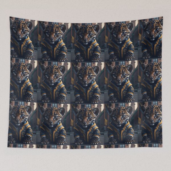 Item preview, futuristic baby jaguar designed and sold by Grimspencilart.