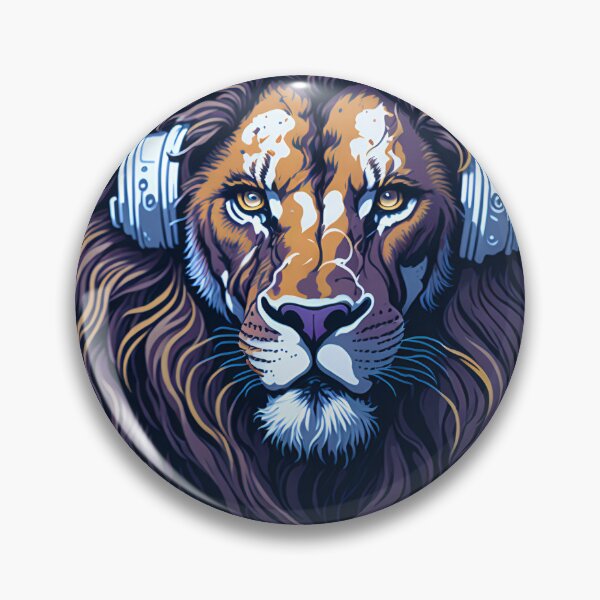 Artikelvorschau, Splash multicolored art a lion head. entworfen und verkauft von IuriiVlasenko.