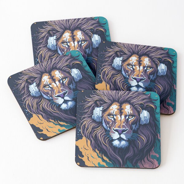 Item preview, Splash multicolored art a lion head. designed and sold by IuriiVlasenko.