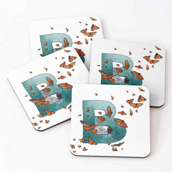 Item preview, B for Butterflies (and Black widows) designed and sold by immerzdstudio.