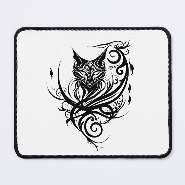 Item preview, Tribal Style Cat designed and sold by ShadowAndSlate.