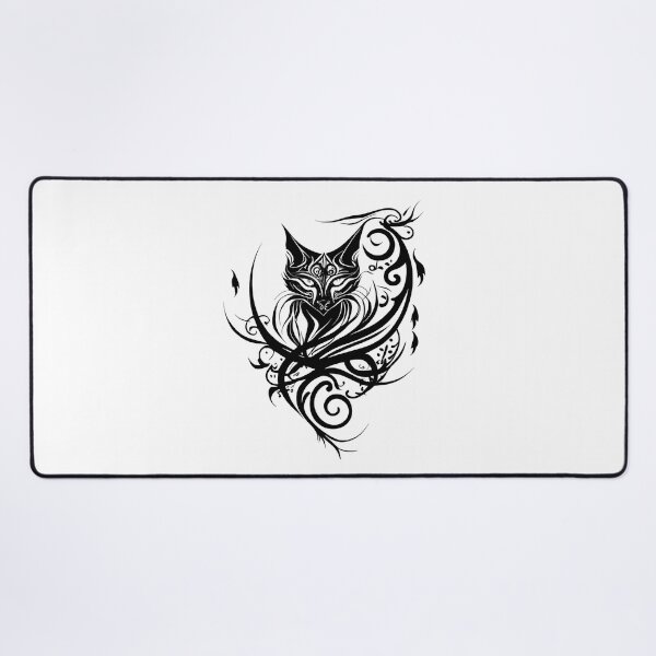 Item preview, Tribal Style Cat designed and sold by ShadowAndSlate.