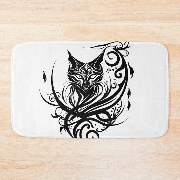 Item preview, Tribal Style Cat designed and sold by ShadowAndSlate.