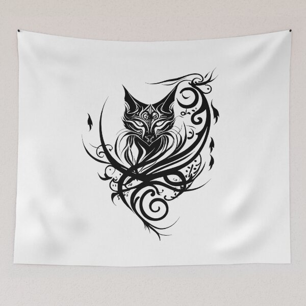 Item preview, Tribal Style Cat designed and sold by ShadowAndSlate.