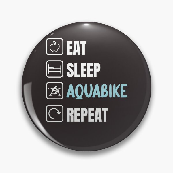Item preview, Aquabike Pool Exercise Lover Eat Sleep designed and sold by MrEddie10.