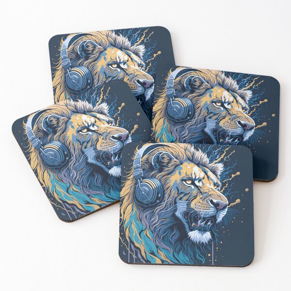 Item preview, Splash multicolored art a lion head. designed and sold by IuriiVlasenko.