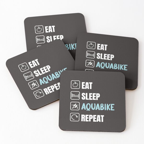 Item preview, Aquabike Pool Exercise Lover Eat Sleep designed and sold by MrEddie10.