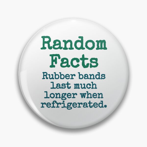 Item preview, Rubber Bands Last Much Longer - Trivia Fact designed and sold by CrankyOldDude.