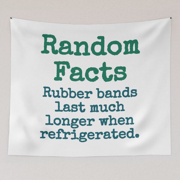Item preview, Rubber Bands Last Much Longer - Trivia Fact designed and sold by CrankyOldDude.
