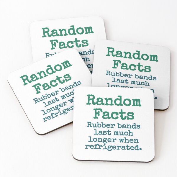 Item preview, Rubber Bands Last Much Longer - Trivia Fact designed and sold by CrankyOldDude.