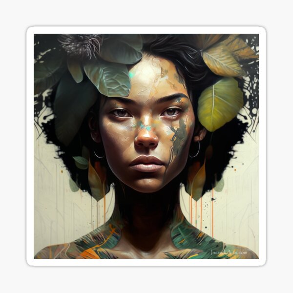 Nature Woman Sticker