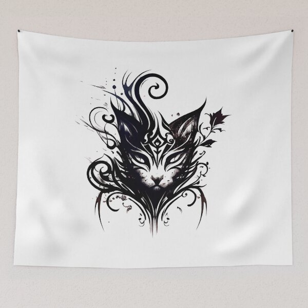 Item preview, Witches Tribal Cat designed and sold by ShadowAndSlate.