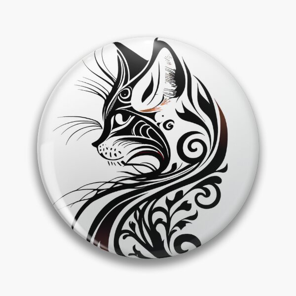 Item preview, Cute Tribal Cat designed and sold by ShadowAndSlate.