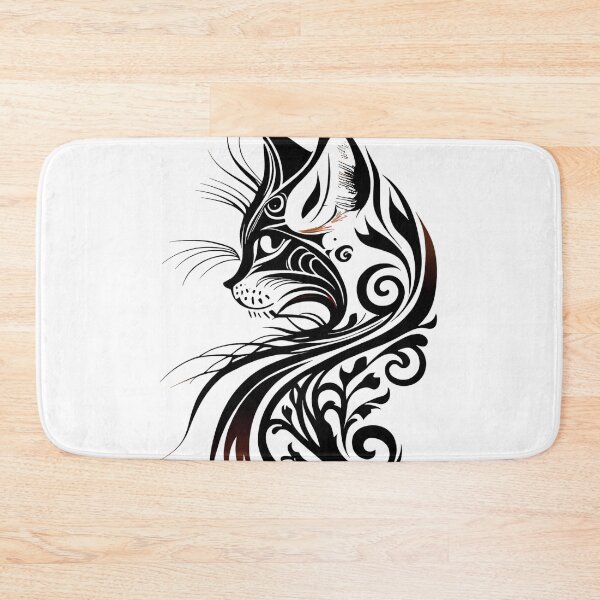 Item preview, Cute Tribal Cat designed and sold by ShadowAndSlate.