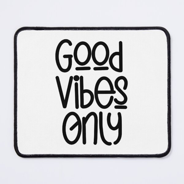 Item preview, Good Vibes Only - Quote in Black Playful Typography designed and sold by Cawaiico.
