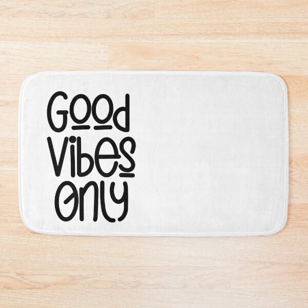 Item preview, Good Vibes Only - Quote in Black Playful Typography designed and sold by Cawaiico.