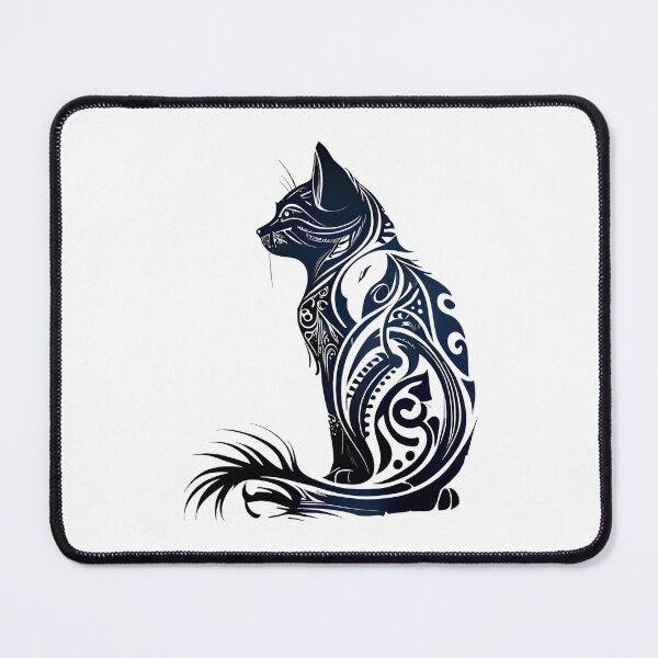 Item preview, Sitting Silhouette Cat designed and sold by ShadowAndSlate.