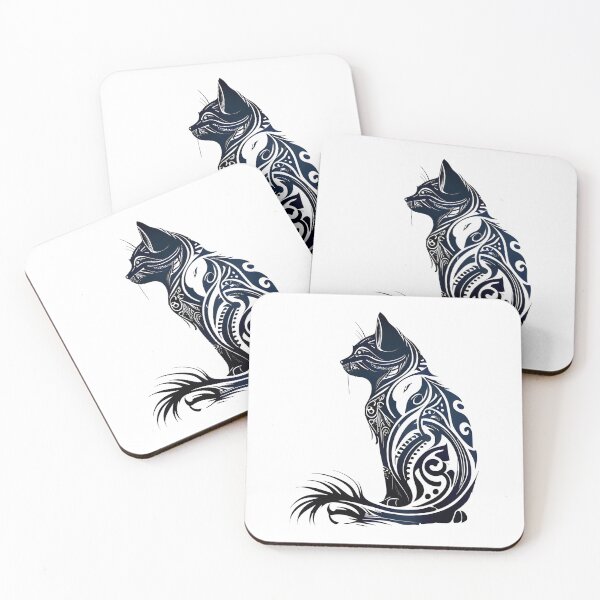 Item preview, Sitting Silhouette Cat designed and sold by ShadowAndSlate.