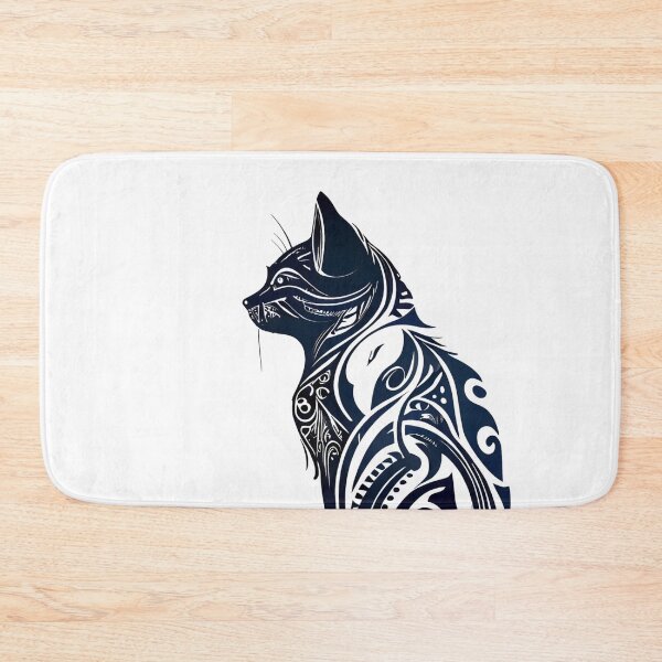 Item preview, Sitting Silhouette Cat designed and sold by ShadowAndSlate.