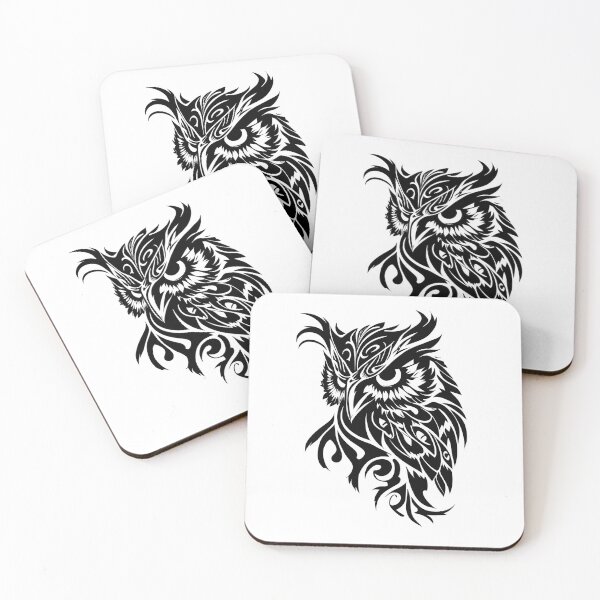 Artikelvorschau, Tribal Style Owl entworfen und verkauft von ShadowAndSlate.
