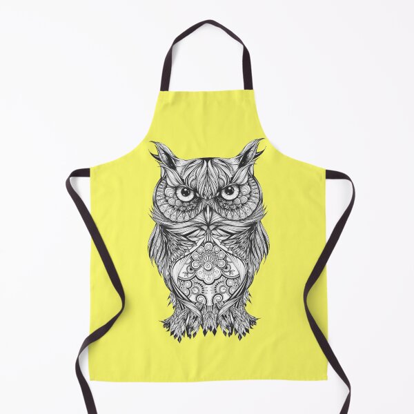 Item preview, Scary Owl Art Drawing Essential T-Shirt designed and sold by Oussama Sammam.
