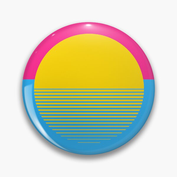 Item preview, Pan Pride Minimalist Sunset designed and sold by everything4eva.