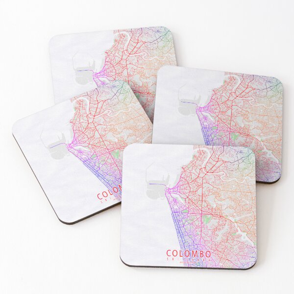 Item preview, Colombo City Map of Sri Lanka - Colorful designed and sold by deMAP.