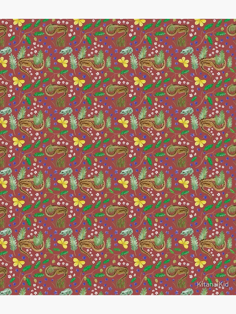 Thumbnail 3 of 3, Backpack, Spring Viper - ruby designed and sold by KitanaiKid.