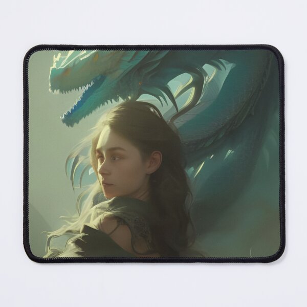 Item preview, The girl and the dragon designed and sold by Aether Gorman.