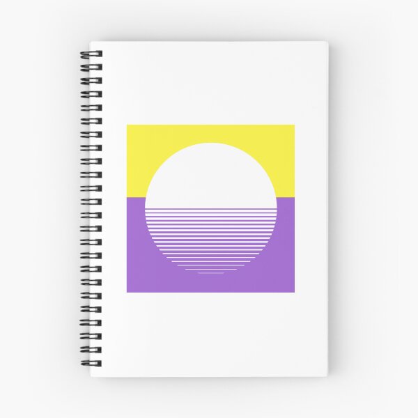 Item preview, Nonbinary Pride Minimalist Sunset designed and sold by everything4eva.