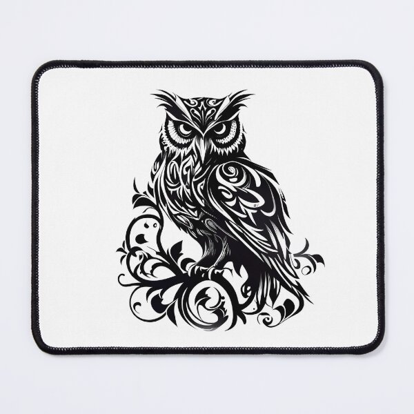 Item preview, Tribal Tattoo Style Owl designed and sold by ShadowAndSlate.